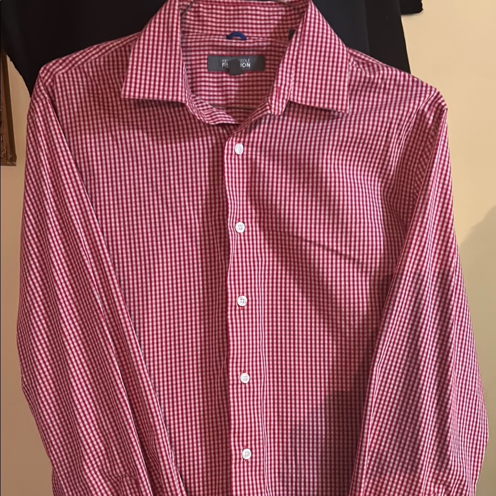 Red Gingham Check Shirt by